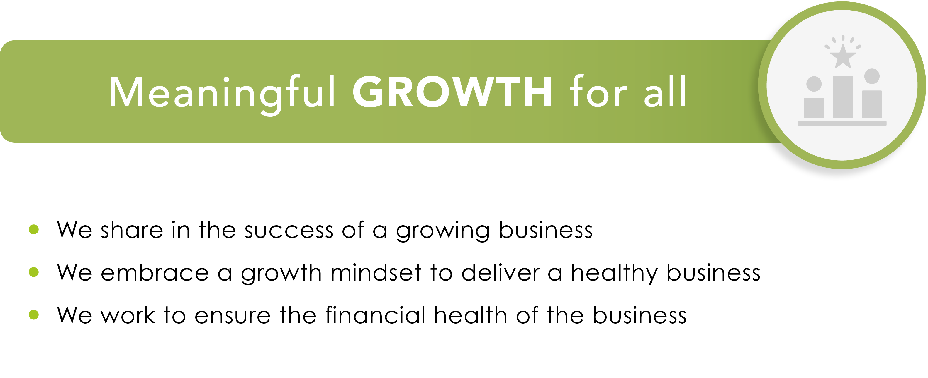 Meaningful Growth for all