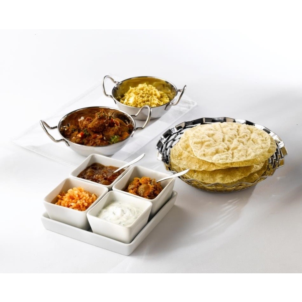 Stainless Steel Deep Balti Dish 6 / 15cm 17oz