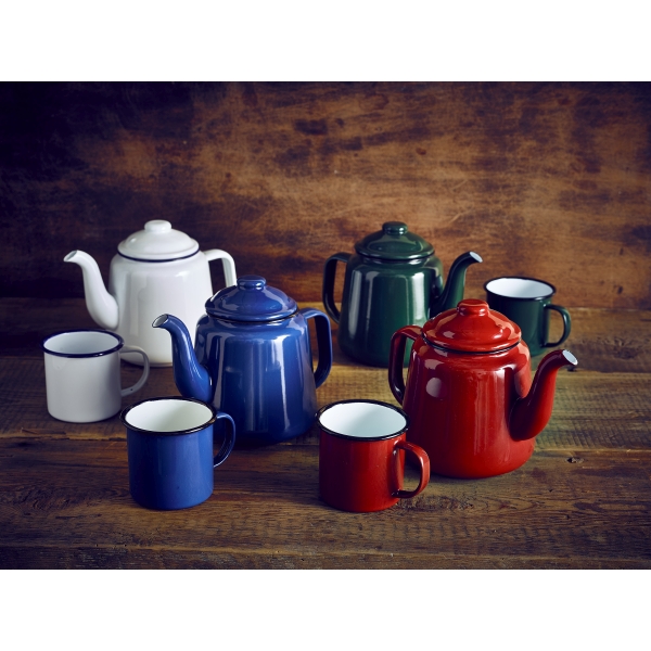 Enamel Teapot Green 1.5L
