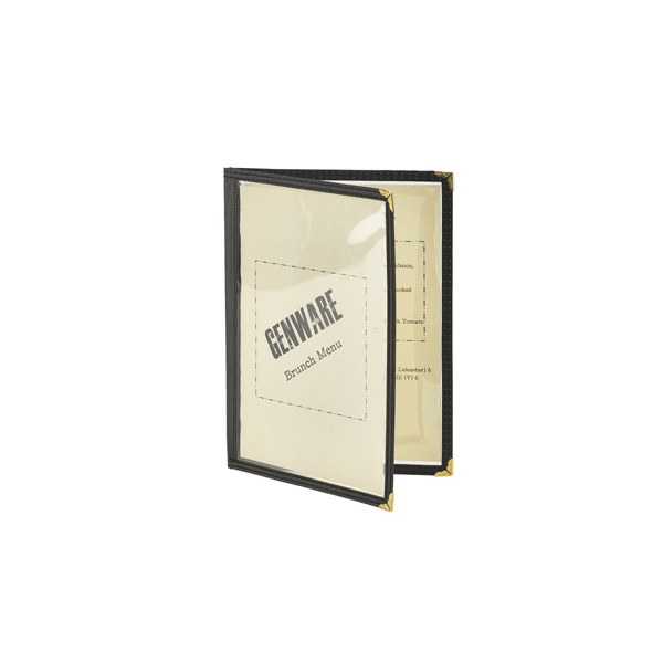 American Style Clear Menu Holder A5 2 Page