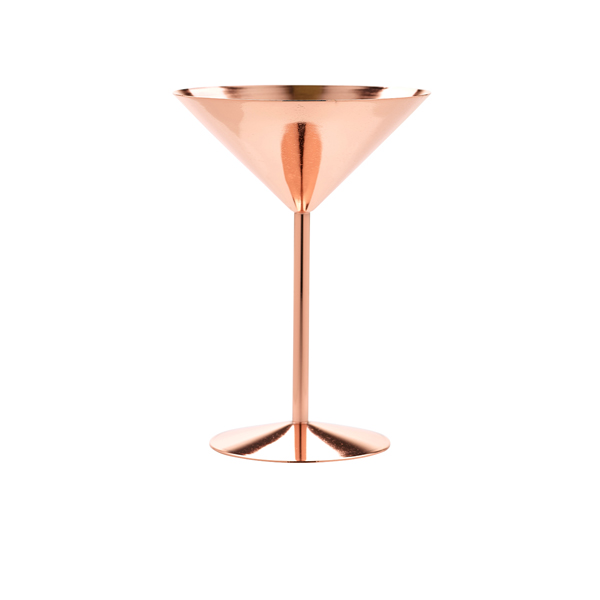 Copper Martini Glass 24cl 8 5oz